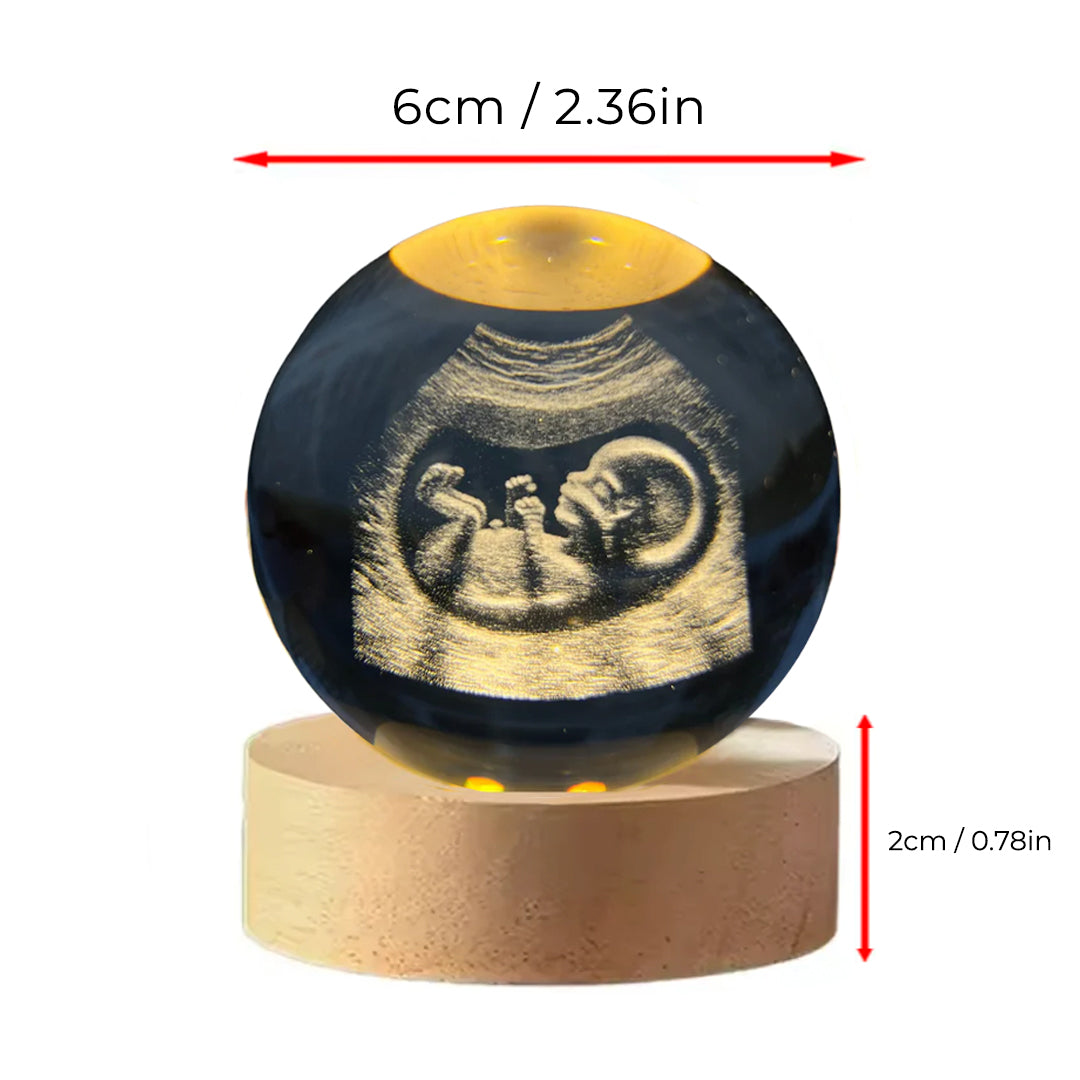 Esfera de Cristal con Grabado Personalizado