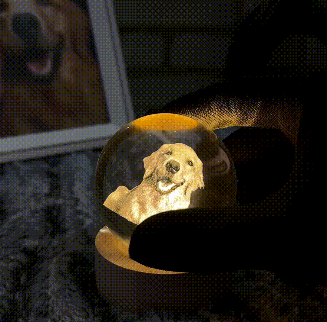 Esfera de Cristal con Grabado Personalizado