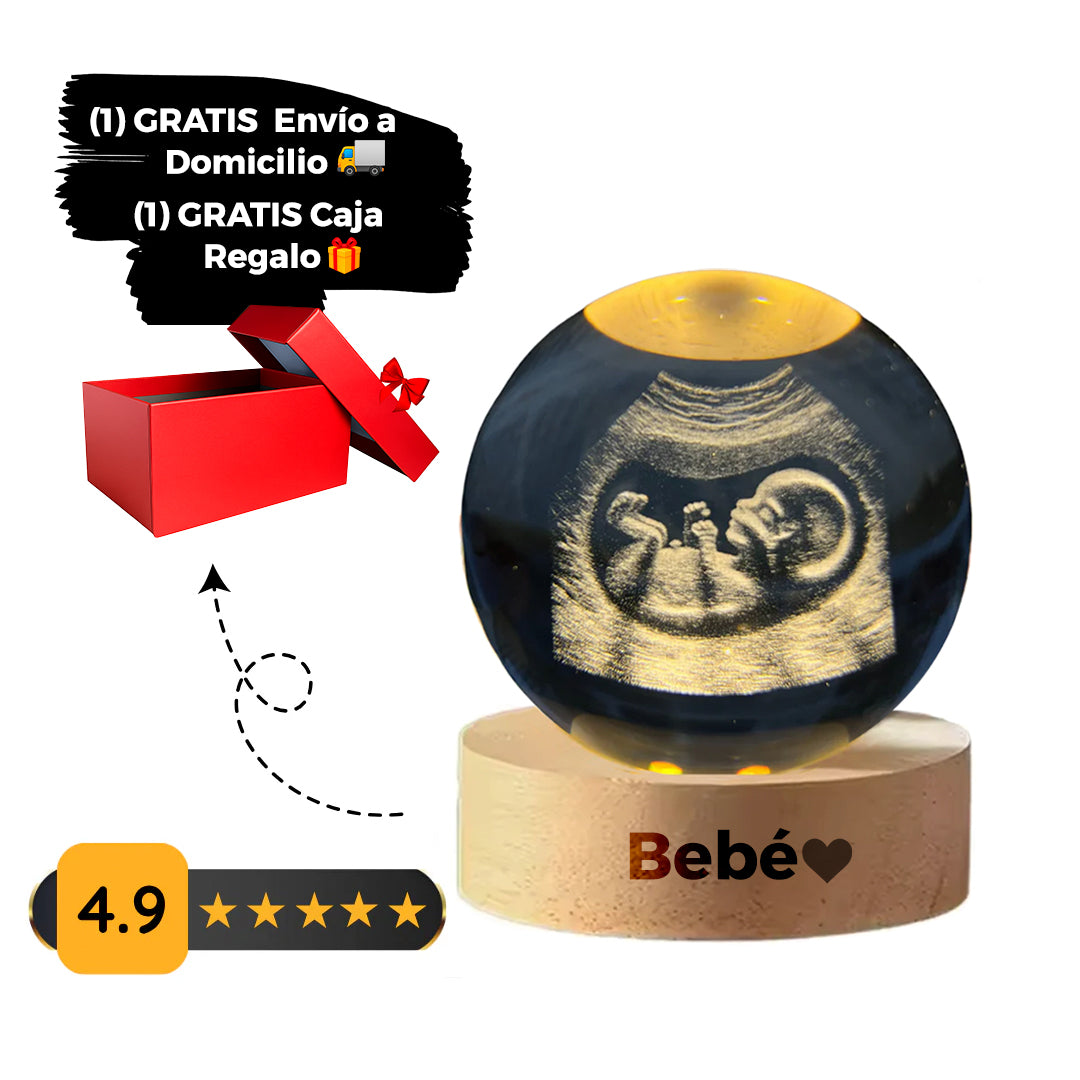 Esfera de Cristal con Grabado Personalizado